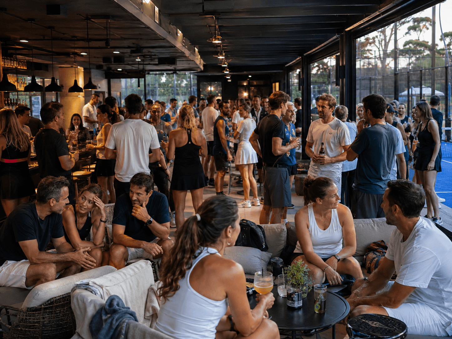Afterwork networking au club après les matchs